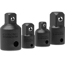 4PCS Impact Socket Adapter Reducer Set 1/2 3/8 1/4 inch Use Wrenches Drills Socket Set price