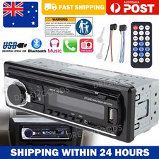 Car Stereo Single 1 DIN In-Dash FM Radio Stereo Player USB AUX Bluetooth Car Stereos price