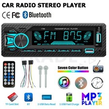 Car Radio Stereo 1Din Bluetooth FM Audio Head MP3/USB/AUX In-Dash Unit Player AU Car Stereos price