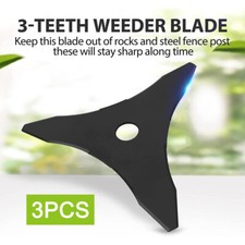 3pcs Grass Trimmer Strimmer Mower Cutter Blade 3 Teeth Brush Cutter Brushcutter Brush Cutter price