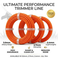 TRIMMER LINE WHIPPER SNIPPER CORD WIRE BRUSH CUTTER BRUSHCUTTER NYLON Grass Brush Cutter price