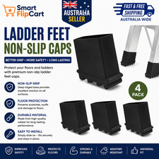 4Pcs Rubber Non Slip Ladder Feet Mat Cushion Replacement for Aluminum Ladder New Ladders price