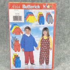 Butterick 5164 Sweatshirt Jumpsuit Overalls and Pants Boys Girls Sz 5 6X Pattern Girls' Jumpsuit and Dungarees price