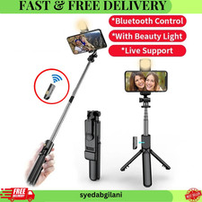 Selfie Stick Tripod Stand Holder with Bluetooth Remote Extendable iPhone Samsung Selfie Stick price