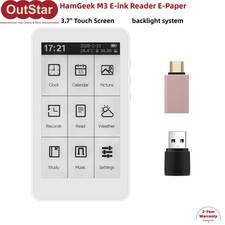 HamGeek M3 E-Book Reader 3.7" Touch Screen E-Paper E-Ink Display w/Backlight #sz E-Book Reader price