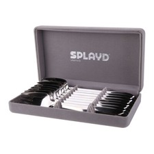 8pc Splayd Luxury All-in-One 18cm Stainless Steel Mirror Knife/Spork Set Silver All-in-One PC price