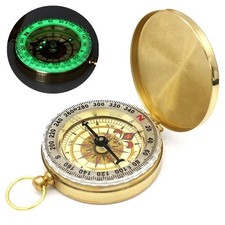 Portable Classic Brass Survival Pocket Camping Compass Outdoor Hiking Watch Map Compass price