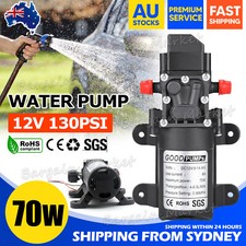 12V Water Pump 4-6L/Min 70W 130PSI Pressure Self-Priming Caravan Camping Boat Water Pump price