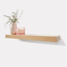 Indoor Brown Oak Look Floating Wall Shelf 4cmx60cm Oak Look AU FREE SHIPPING Wall Shelf price