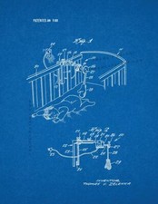 Baby Patting Machine Patent Print Blueprint Blueprint Machine price