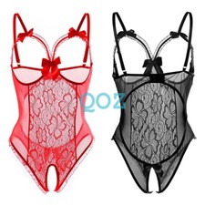 Women Sexy Lace Bodys Lingerie Crotchless Babydoll Bodysuit Nightwear Underwear Babydoll price