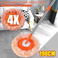 360° Rotatable Triangle Cleaning Mop Adjustable Floor Wall Cleaner with 4 Pads Floor Cleaning Machine price