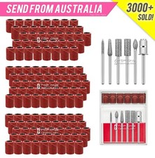 100pcs Nail Sanding Bands 80# 120# 180# for Electric Drill Machines Filing Bits Sanding Machine price
