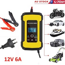 Car Battery Charger 12V 6A LCD Trickle Smart Battery Repair Boat Caravan Truck Battery Charger price