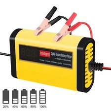 12V 8A 24V Smart Battery Charger Trickle Automatic AGM Car Motorcycle Repair SLA Battery Charger price