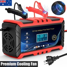 12V 6A Car Battery Charger Fast Charger Automatic Smart Pulse Repair AGM/GEL AU Battery Charger price