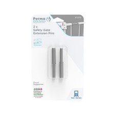 Perma Child Safety Gate Extension Pins 2 Pack Metal Pressure-Mount Safety Gate Extension price