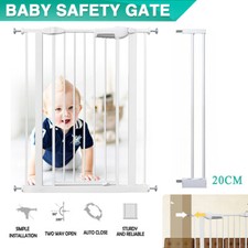 Pet Kid Safety Gate Adjustable Security Stair Barrier Door Extension 76cm Tall Safety Gate Extension price