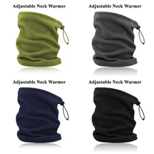 Neck Warmer Fleece Black Winter Adults Snood Mask Scarf Tube Face Men's Women's Men's Neck Warmer price