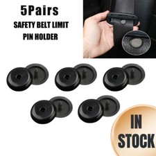5x Car Seat Belt Button Seatbelt Fastener Buckle Stopper Holder Rivet Stud Clips Seat Belt Stopper price