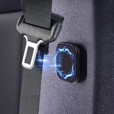 2x Magnetic Car Seat Belt Clip PU Leather Holder Stopper Safety Limiter Stopper Seat Belt Stopper price
