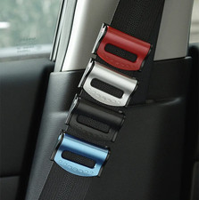 2PCS Car Safety Seat Belt Buckle Clip Seatbelt Stopper Adjuster Clip Seat UK Seat Belt Stopper price