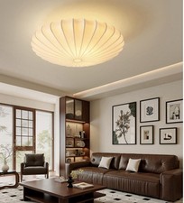 3 Different Size Semi Flush Mount Ceiling Light Lantern White Silk Lamp Chandelier price
