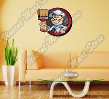 Paint Paintbrush Artist Painter Canvas Wall Sticker Room Interior Decor 22" Interior Wall Paint price