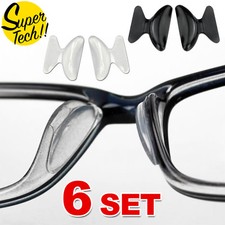 6/12 Pairs Silicone Anti-Slip Stick On Nose Pads for Eyeglass Sunglasses Glasses Silicone price