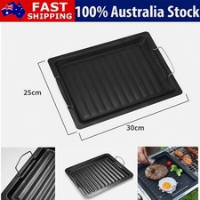 Non-stick BBQ Grill Pan Tray Stove Barbecue Hot Plate For Outdoor Garden Cooking Garden Grill & Barbecue price