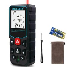 Mileseey 100M Digital Laser Distance Meter Tape Measurer Range Finder Handheld Laser Meter / Distance Meter price