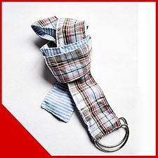 Boys Kids Children Cotton BLUE Check Sports Casual Pants Buckle Tie Belt strap Kids' Belts price
