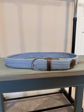 Roostas Kids Boys Woven Belt In Blue Kids' Belts price