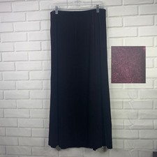 vintage Worthington velvet maxi skirt deep purple formal cocktail goth size 16 Skirt price