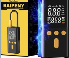 Portable Air Pump for Car Tires 150 PSI, 4X Faster Car Tire Pump with Auto Off Air Pump - Tyre Care price