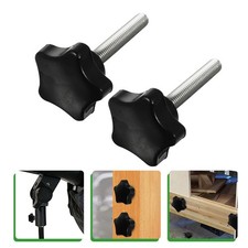 2 Pcs Thread Head Clamping Knob Star Shape Screw-on Nuts Hand Tightening Nut Tightening Machine price
