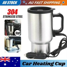 Car Stainless Steel Cup Electric Kettle Travel Coffee Water Heater Mug Warme Water Heaters / Kettle price