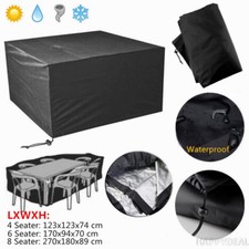 IN/Outdoor Furniture Cover UV Waterproof Garden Patio Table Shelter 4/6/8 Seater Garden Furniture Set price