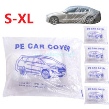 AUS Disposable Car Cover With Elastic Band Full Protective Plastic PE Waterproof Car Cover price