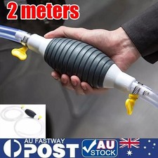 Fuel Suction Transfer Syphon Pump Siphon Hand Car Vehicle Petrol Diesel Oil AUS Oil Pump price