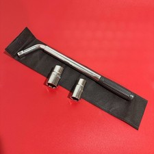 Extendable Car Wheel Brace Heavy Duty Nut Lug Wrench Sockets 17/19mm & 21/23mm Wheel Lug Wrench price