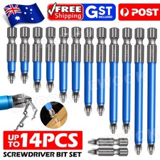 7/14 Pcs Magnetic Anti-Slip Drill Bit PH2 Cross Bits Set Screwdriver 25mm-150mm Screwdriver price
