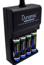 Dunamis AA & AAA High or  Standard Capacity Rechargeable Batteries + USB Charger Standard & Rechargeable Batteries price