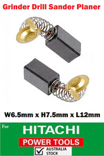 2X Carbon Brushes For Hitachi 999021 Grinder Drill Sander Planer 6.5X7.5X12mm Planer price