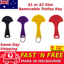 Shopping Trolley Unlocker Key Token Removable for Coles Aldi Master Coloured Key price