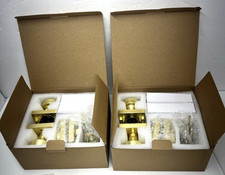 Haidms Brushed Gold Doorknob & Deadbolt Lock Set Exterior Entry 2 Pack Doorknob Lock price