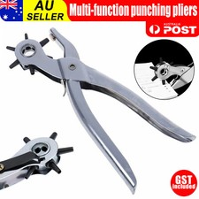 Leather Belt Eyelet Hole Punch Plier Puncher Craft Hand Tool 2mm-4.5mm Revolving Pliers price