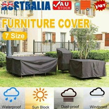 Waterproof Furniture Cover Garden Patio Rain UV Table Chair Protector Outdoor AU Garden Table price