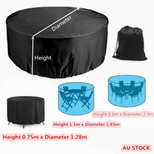 Outdoor Furniture Round 1.28m/1.85m/2.3m Cover Waterproof Garden Table Shelter Garden Table price