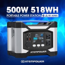 Atem Power Portable Power Station 500W Solar Generator 518Wh Charging RV Backup Generators price